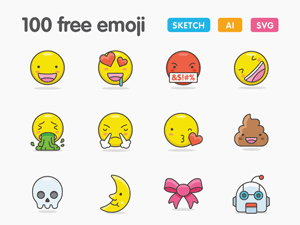 100 Free & Cute Emoji