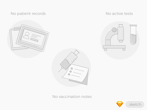 Empty State Medical Illustrations Freebie