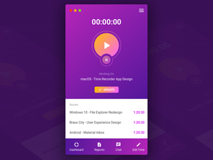 Time Recorder / Time Manager for macOS