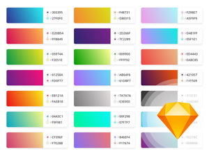 Gradients Pack – Freebie Sketch