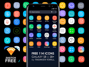 Free Galaxy S8 Icons