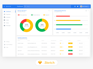 Material Design Desktop Interface