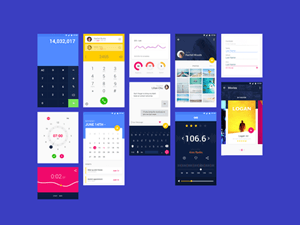 Material Design UI Kit for Sketch