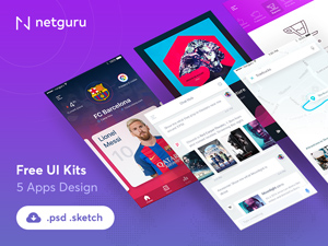 Multple Free App UI Kits