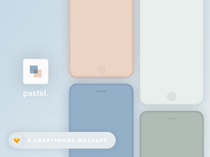 Pastel Smartphone Mockups