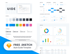 UIDE Kit – Sketch Style Guide Template