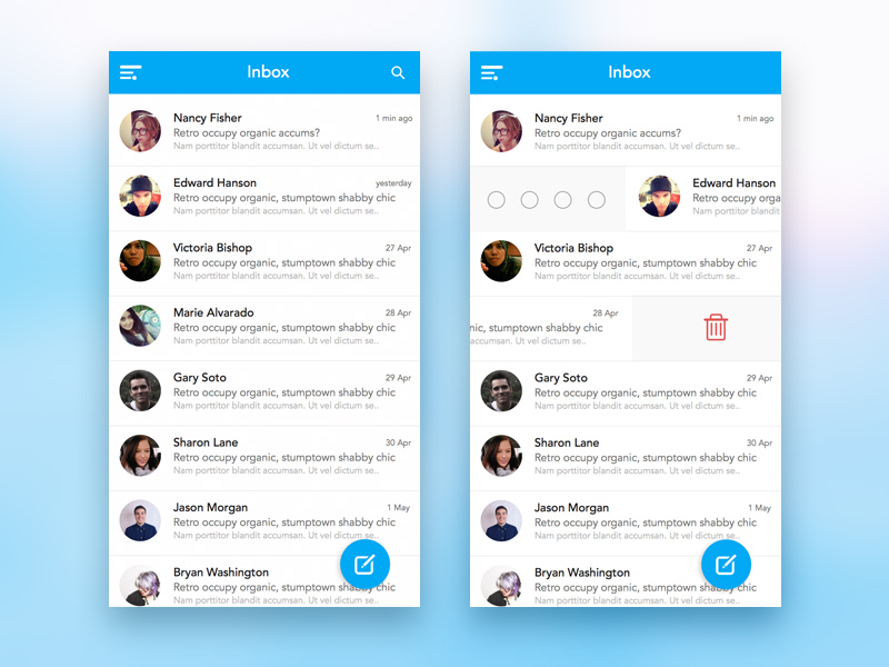 App Layout Bootstrap | mail app design by bootstrap guru freebie download App Layout Bootstrap | mail app design by bootstrap guru freebie download