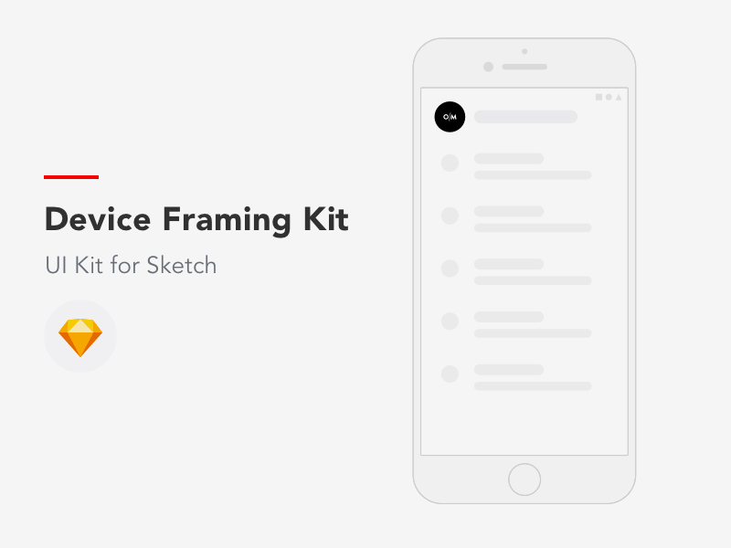 device framing mockup kit freebie download sketch resource