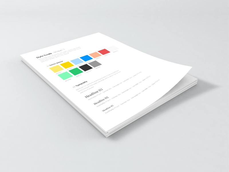 Style Guide Sketch Template Freebie Download Sketch Resource Sketch Repo Sketch Style Guide Template