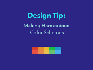 Design Tip: Making Harmonious Color Schemes